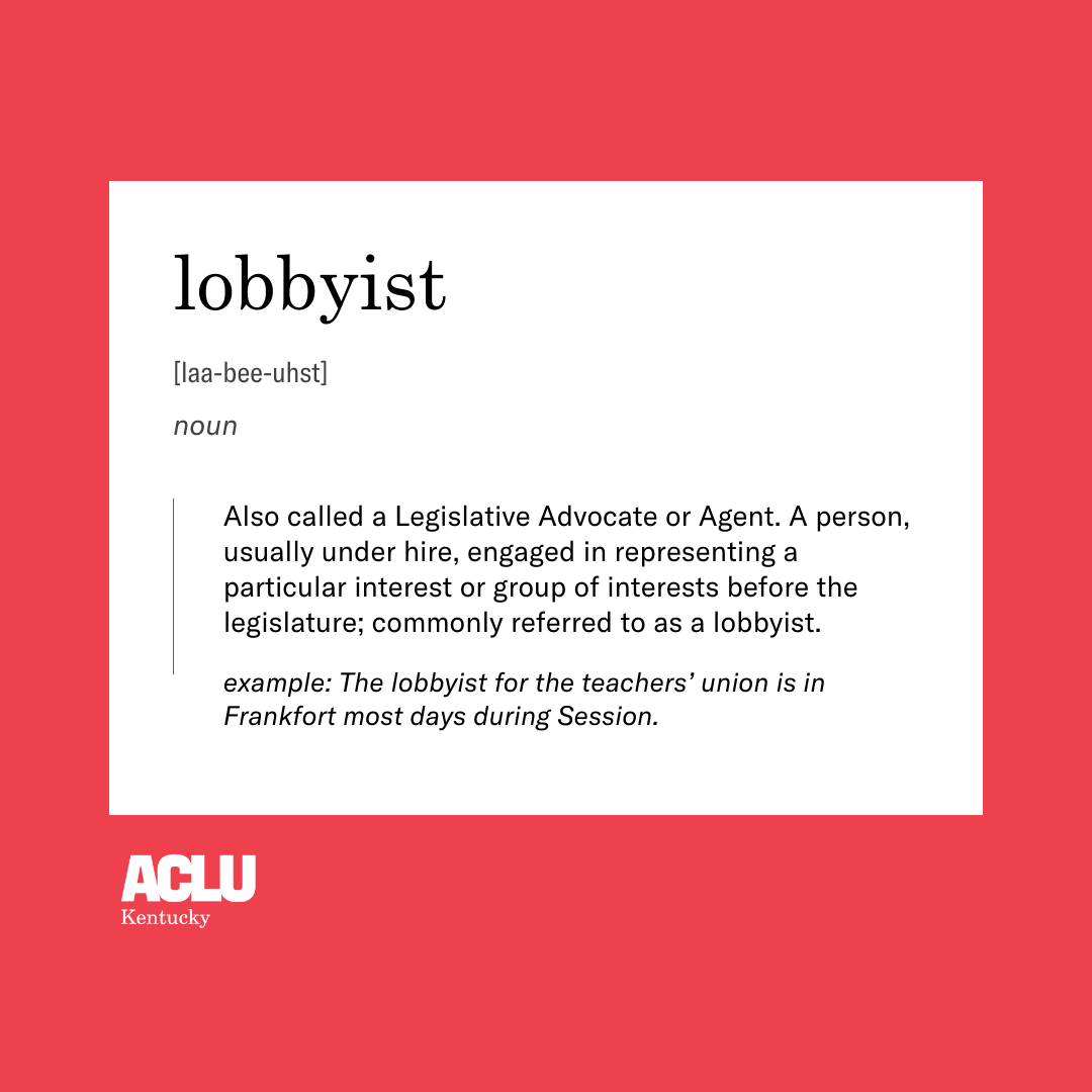 lobbyist definition