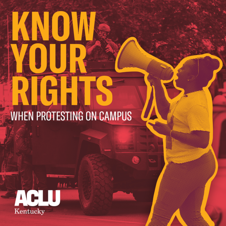 Know Your Rights When Protesting on Campus